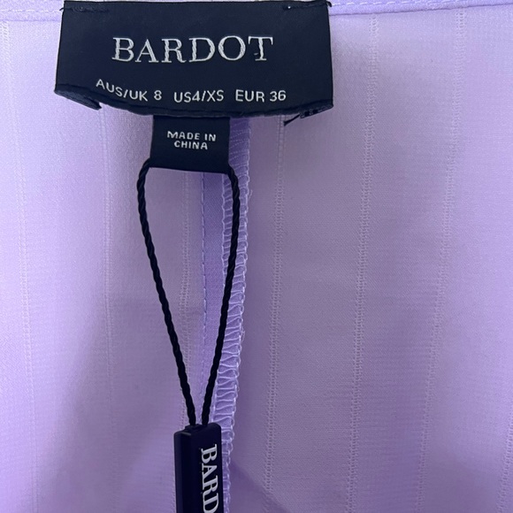 Revolve - Bardot Isabella Wrap Top Lilac - XS - Picture 5 of 7